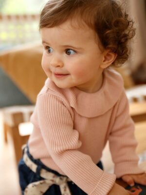 Vertbaudet Baby Pullover mit Kragen