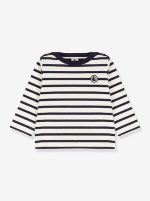 Petit Bateau Baby Ringelshirt aus Bio-Baumwolle PETIT BATEAU