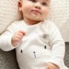 Vertbaudet Baby Samt-Strampler Oeko-Tex