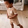 Vertbaudet Baby-Set aus Ftee: T-Shirt & Shorts