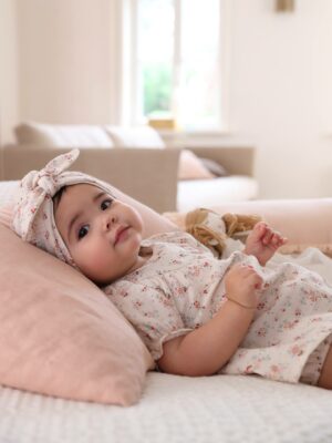 Vertbaudet Baby-Set aus Musselin: Kleid