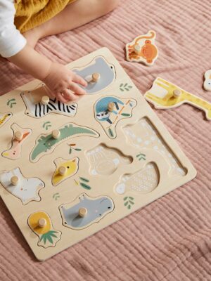 Vertbaudet Baby Steckpuzzle „Dschungel“