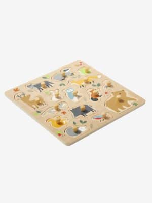 Vertbaudet Baby Steckpuzzle „Tiere“ FSC