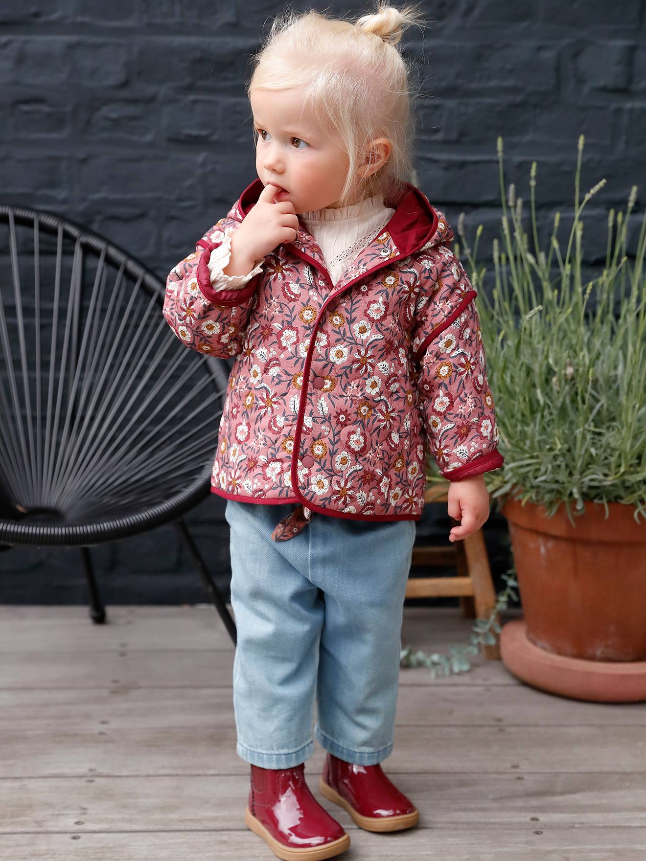 Vertbaudet Baby Steppjacke mit Recycling-Polyester