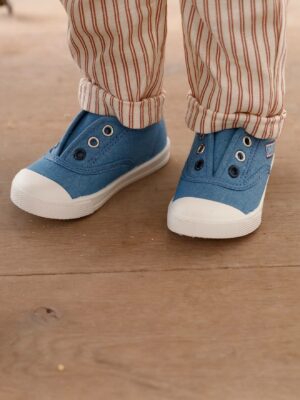 Vertbaudet Baby Stoff-Sneakers mit Gummizug