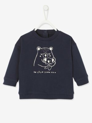 Vertbaudet Baby Sweatshirt mit Tier-Print BASIC Oeko-Tex