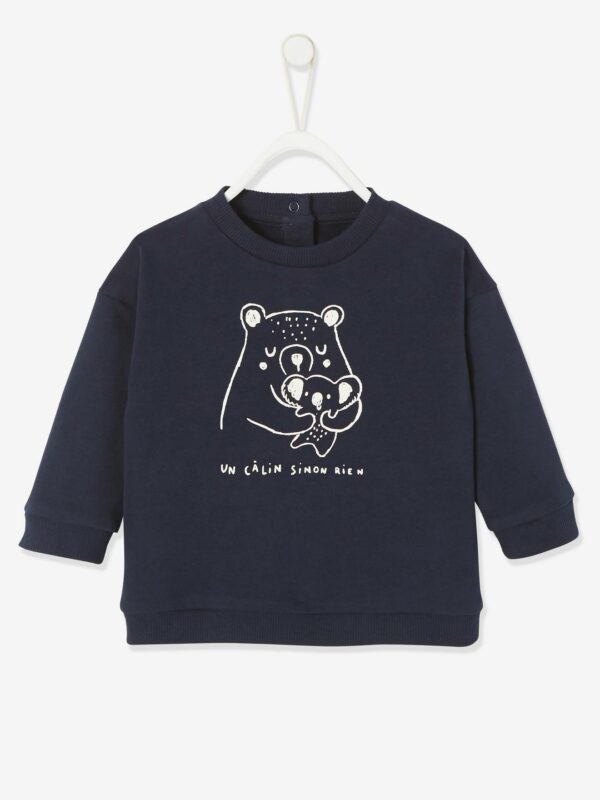 Vertbaudet Baby Sweatshirt mit Tier-Print BASIC Oeko-Tex