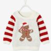 Vertbaudet Baby Weihnachts-Pullover mit Pfefferkuchenmann