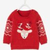 Vertbaudet Baby Weihnachts-Pullover mit Rentiermotiv