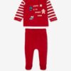 Vertbaudet Baby Weihnachts-Schlafanzug aus Samt