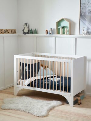 Vertbaudet Babybett „Nougatine“ mit verstellbarem Bettboden