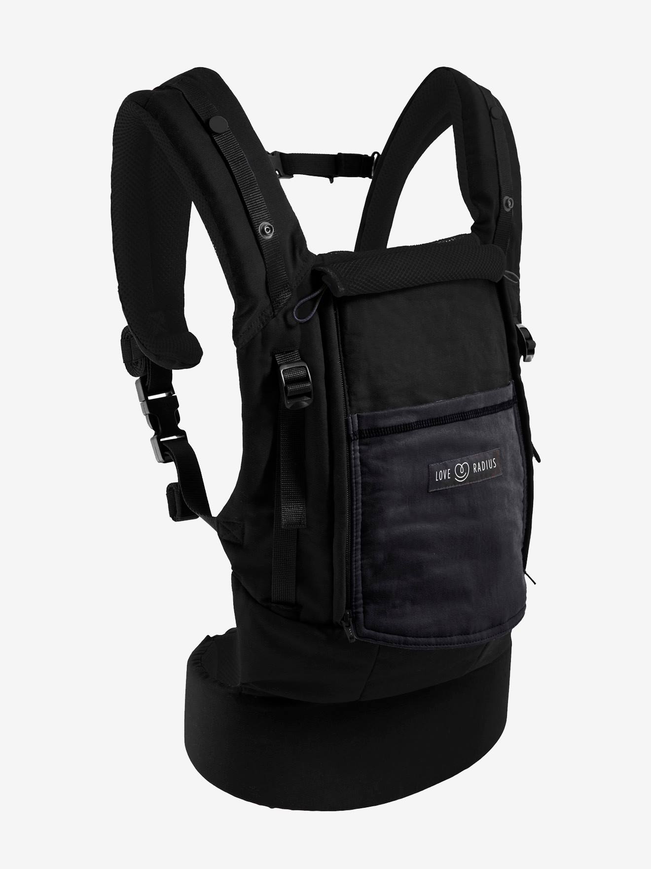 Je Porte Mon Bebe Babytrage mit Zubehörset „Physio Carrier“ LOVE RADIUS by JE PORTE MON BEBE