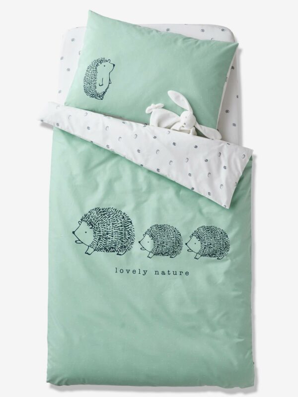 Vertbaudet Bio-Kollektion: Baby Bettbezug „Lovely Nature“