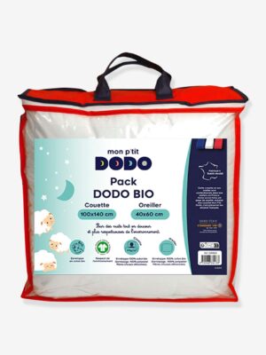 Dodo Bio-Kollektion: Leichte Kinder Bettdecke & Kopfkissen Mon P'tit DODO