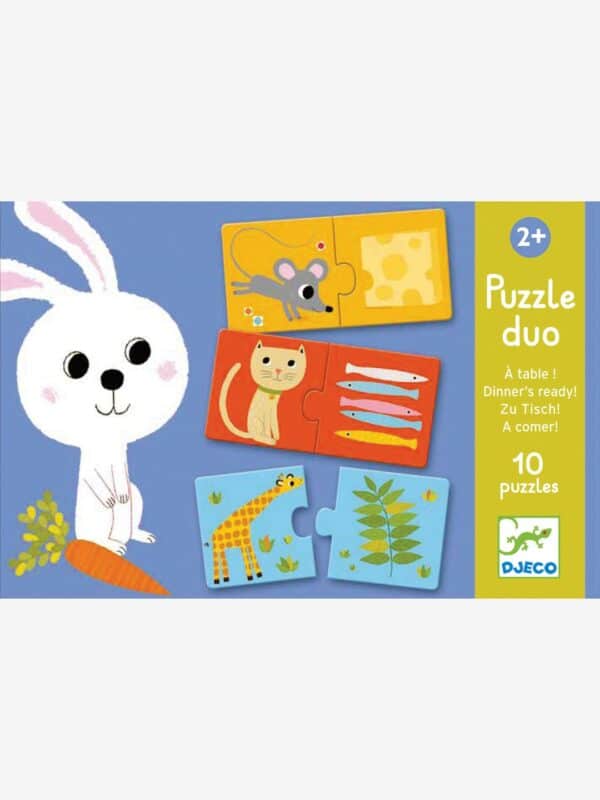 Djeco Duo-Puzzle „Zu Tisch!“ DJECO