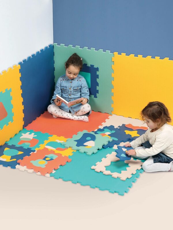 Ludi Extragroße Baby Schaumstoff-Puzzlematte LUDI