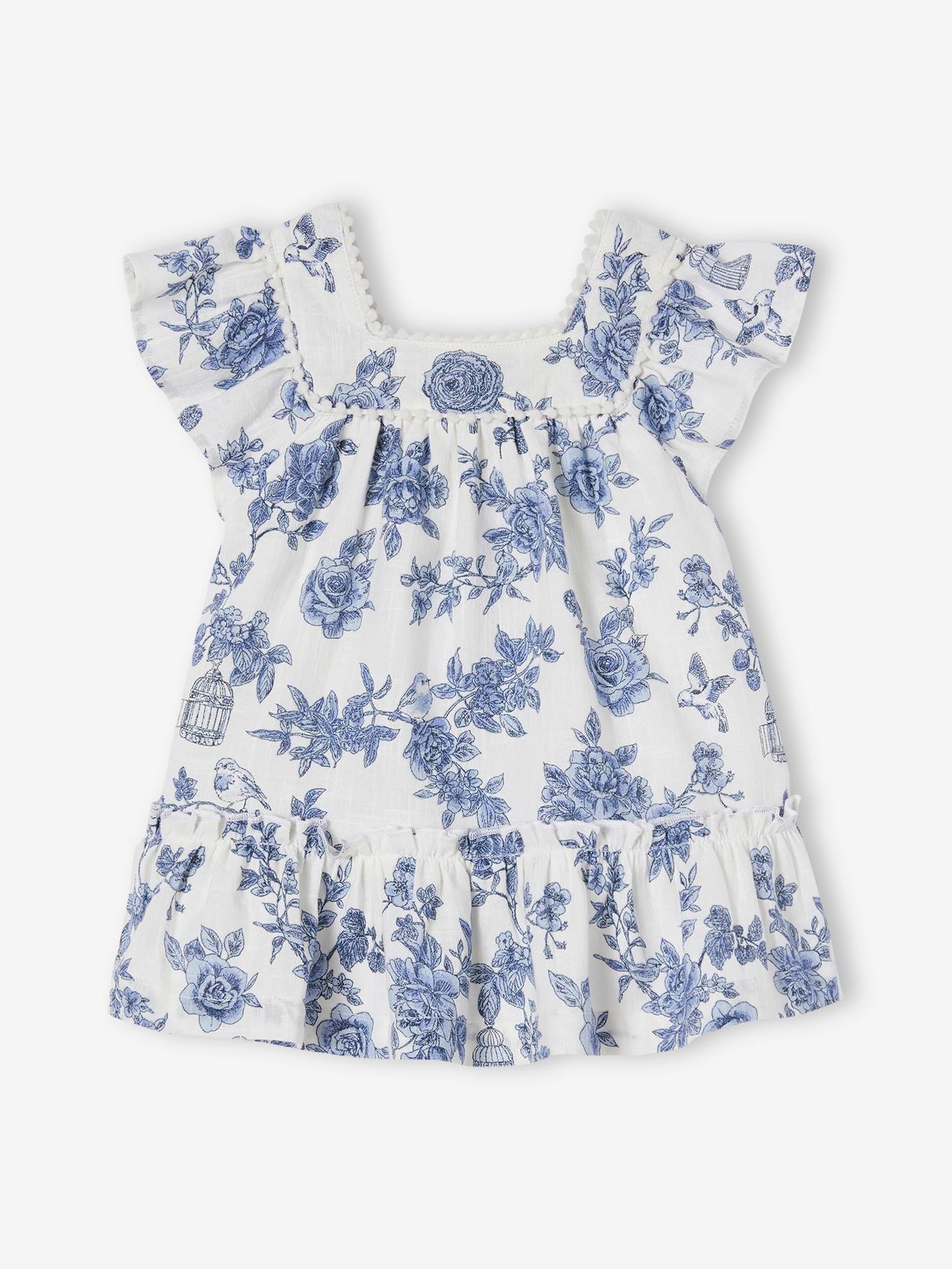 Vertbaudet Festliches Baby Blumenkleid