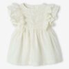 Vertbaudet Festliches Baby Kleid mit Lochstickereien