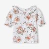 Vertbaudet Geblümtes Baby T-Shirt