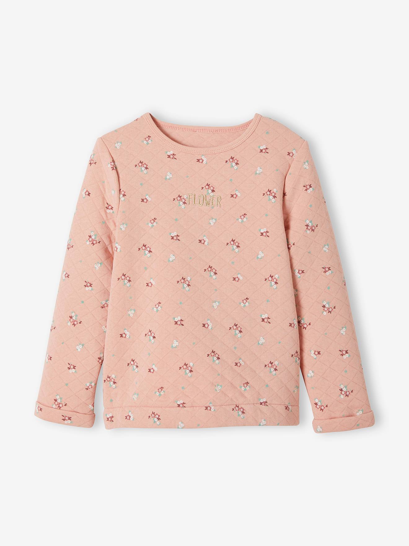 Vertbaudet Gestepptes Mädchen Sweatshirt