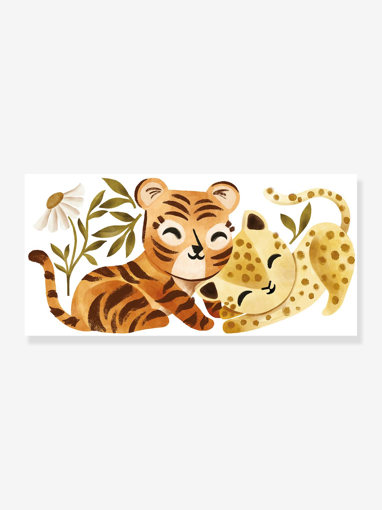 Lilipinso Großes Kinderzimmer Wandtattoo Leopard & Tiger „Felidae“ LILIPINSO