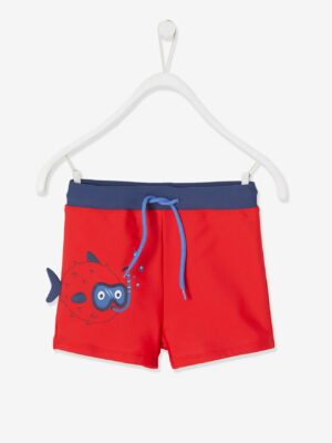 Vertbaudet Jungen Baby Badehose Fisch