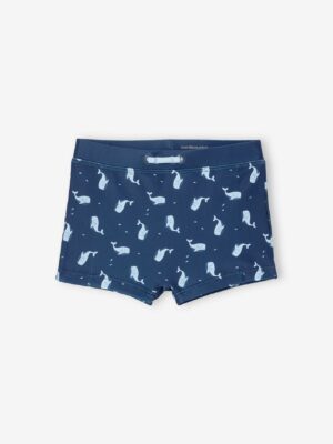 Vertbaudet Jungen Baby Badeshorts mit Walen Oeko-Tex