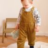 Vertbaudet Jungen Baby Cord-Latzhose