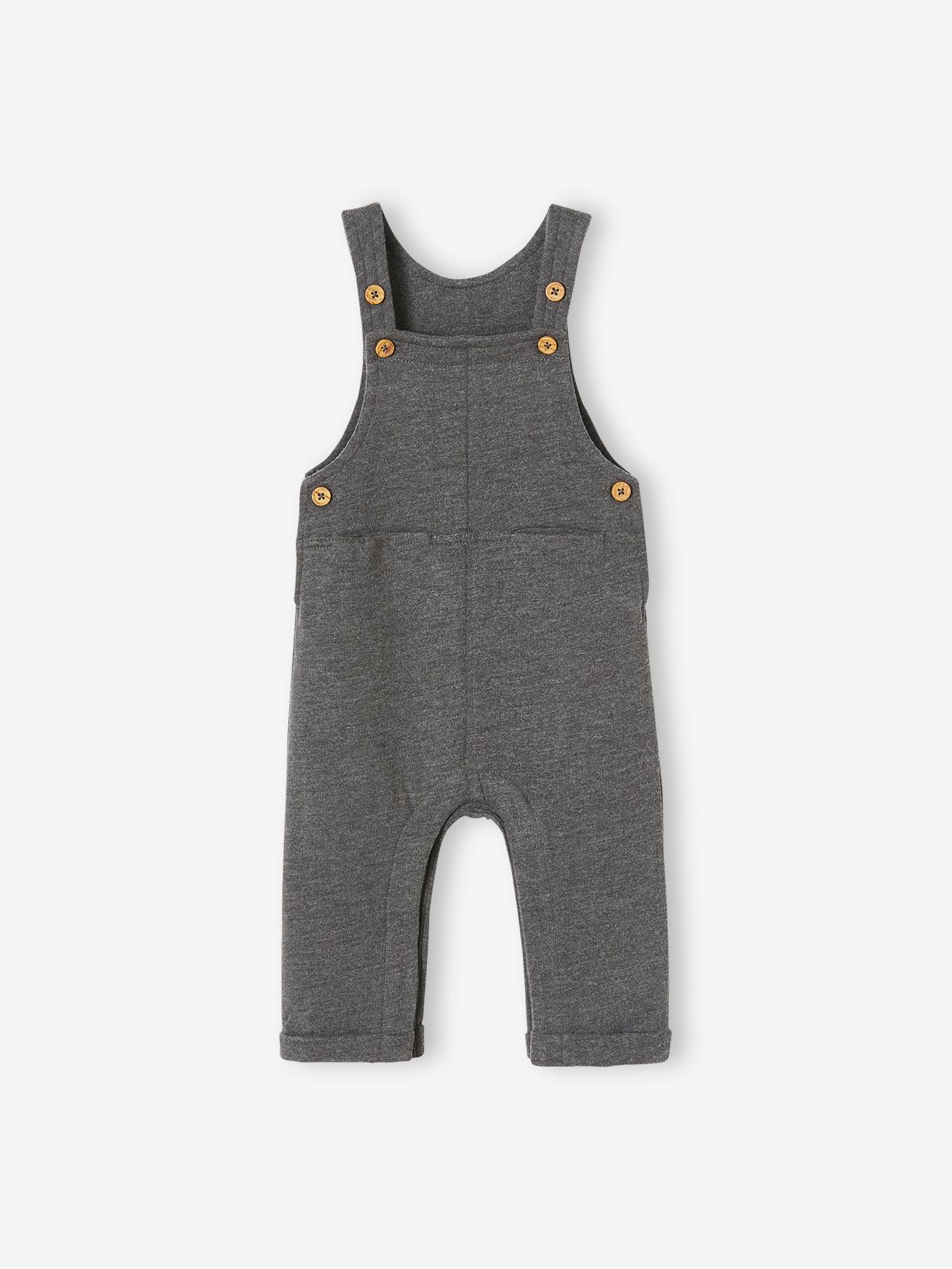 Vertbaudet Jungen Baby Latzhose aus Sweatware