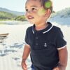 Vertbaudet Jungen Baby Poloshirt mit Stickerei