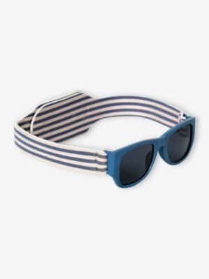 Vertbaudet Jungen Baby Sonnenbrille mit Klettband eis