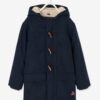 Vertbaudet Jungen Dufflecoat mit Teddyfleece-Futter