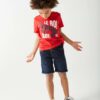 Vertbaudet Jungen Jeans-Bermudas BASIC Oeko-Tex
