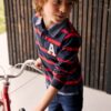 Vertbaudet Jungen Poloshirt mit Lageneffekt
