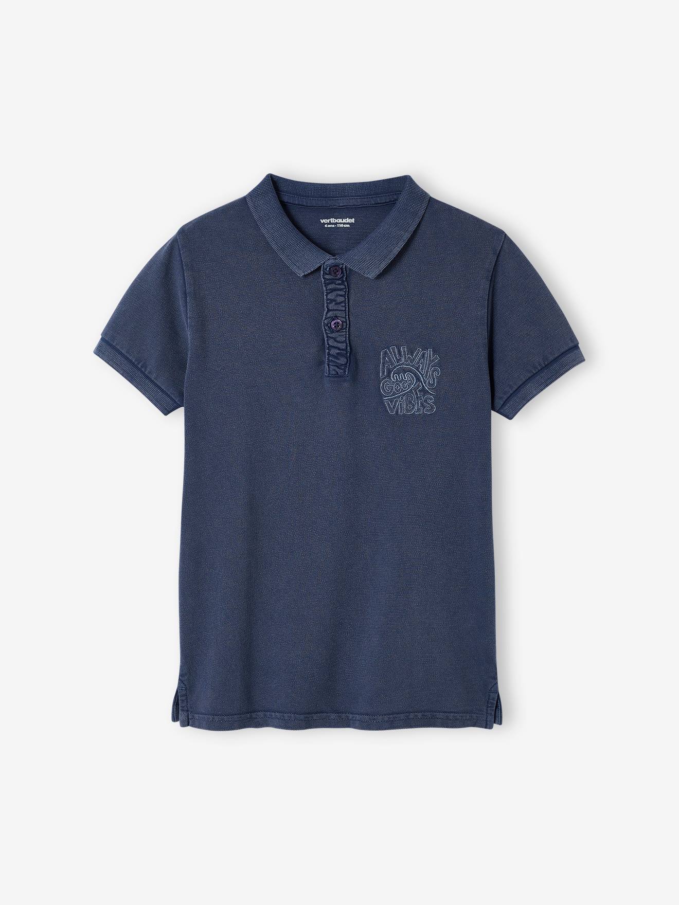 Vertbaudet Jungen Poloshirt mit Stickerei