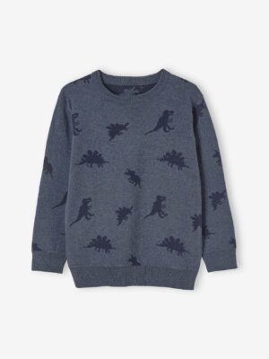 Vertbaudet Jungen Pullover mit Dinos Oeko-Tex