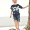 Vertbaudet Jungen Shorts in Denim-Optik Oeko-Tex