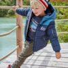 Vertbaudet Jungen Steppjacke mit Kapuze