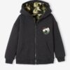 Vertbaudet Jungen Sweatjacke mit Teddyfleece-Futter