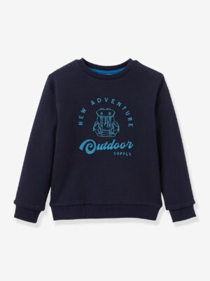 Cyrillus Jungen Sweatshirt mit Teddyfleece-Futter CYRILLUS