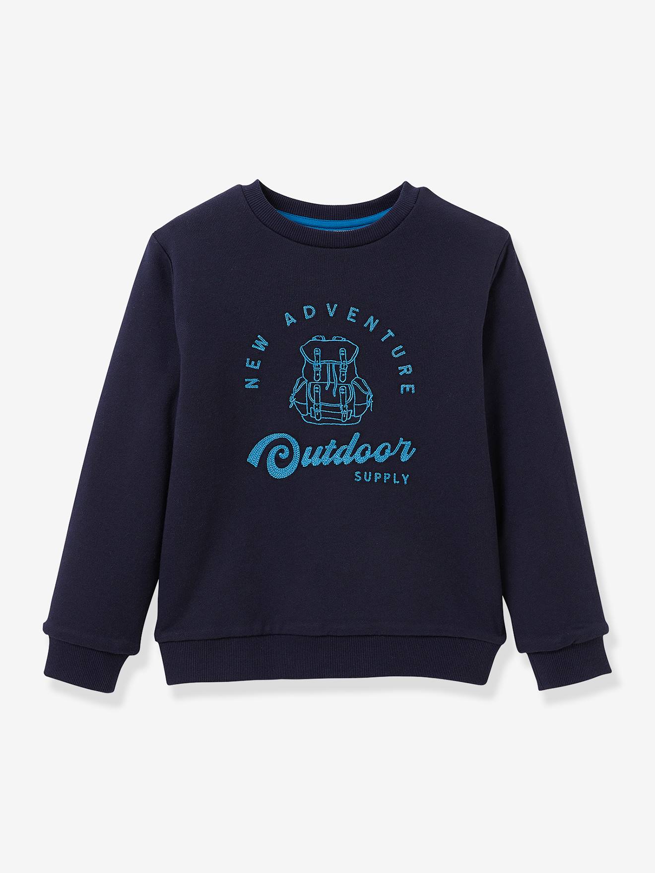 Cyrillus Jungen Sweatshirt mit Teddyfleece-Futter CYRILLUS