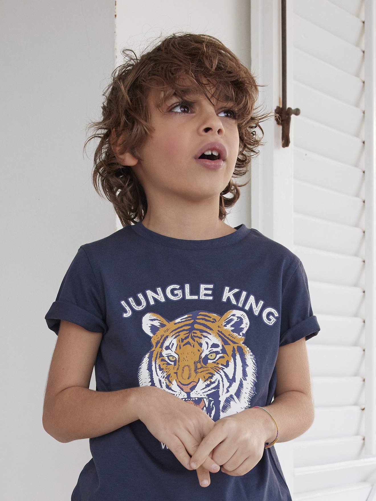 Vertbaudet Jungen T-Shirt mit Print Oeko-Tex