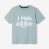 Vertbaudet Jungen T-Shirt mit Schriftzug BASIC Oeko-Tex