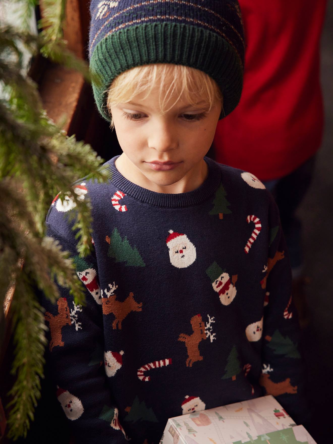 Vertbaudet Jungen Weihnachts-Pullover