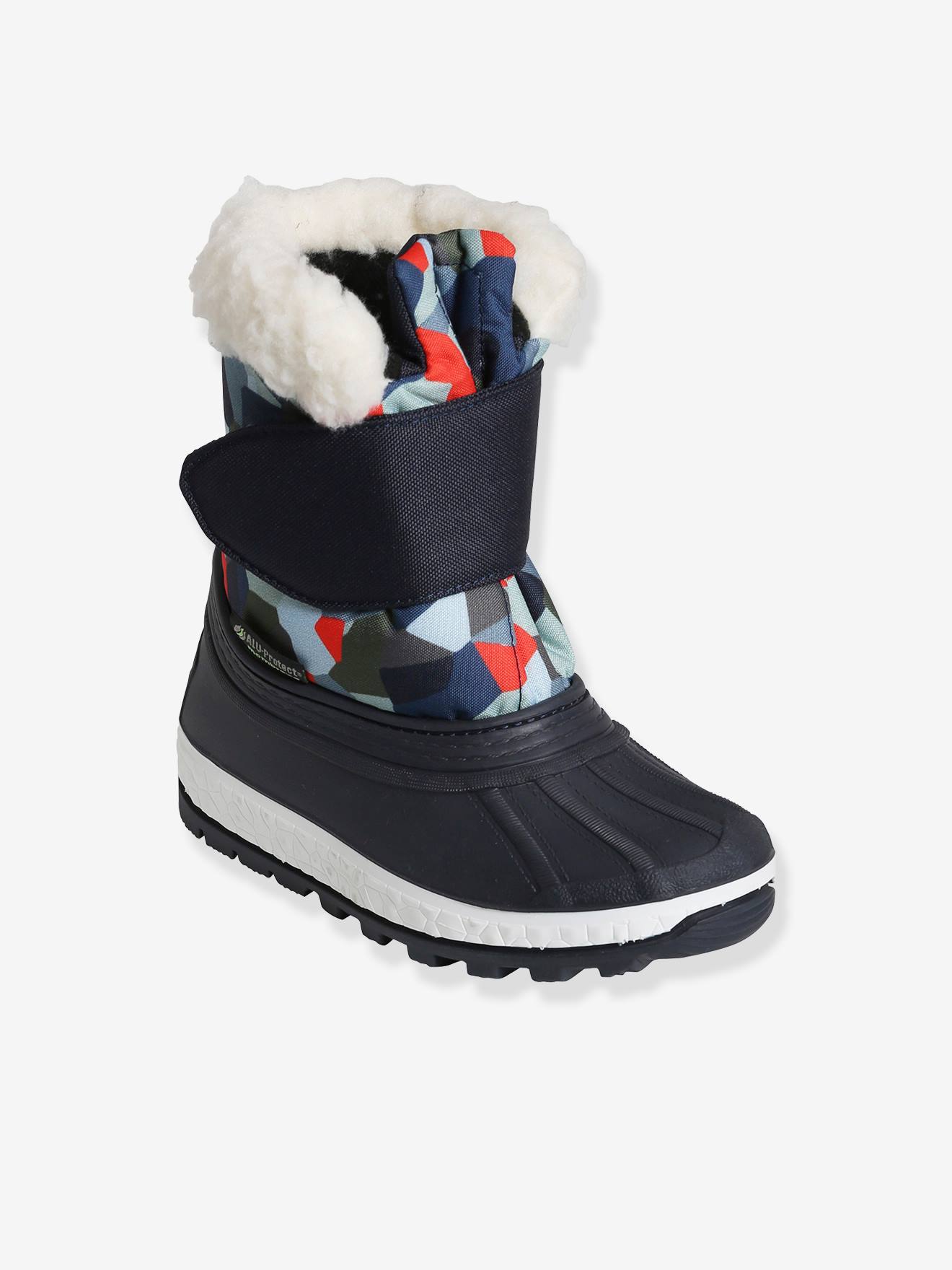 Vertbaudet Jungen Winterstiefel mit Recyclingmaterial