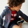 Vertbaudet Kapuzen-Sweatjacke für Jungen BASIC Oeko-Tex