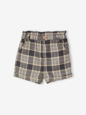 Vertbaudet Karierte Mädchen Baby Shorts