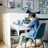 Vertbaudet Kinder Kombi-Hochbett „Cameleo“ mit Schreibtisch