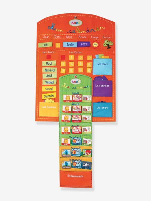 Ludi Kinder Lernkalender „Basic“ mit Wochenkalender LUDI