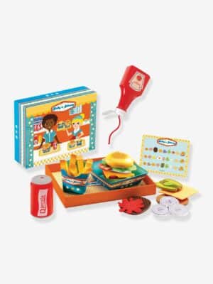 Djeco Kinder Spielset “Kelly & Johnny Burgerrestaurant“ DJECO